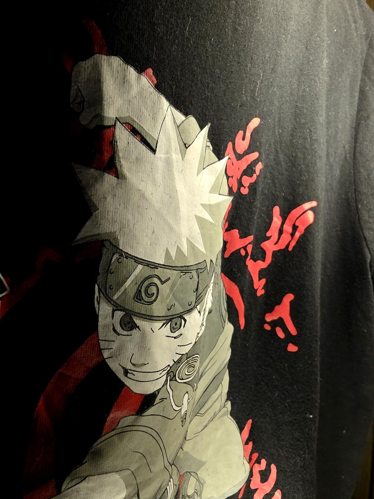Naruto Graphic T-Shirt Black XL/14-16