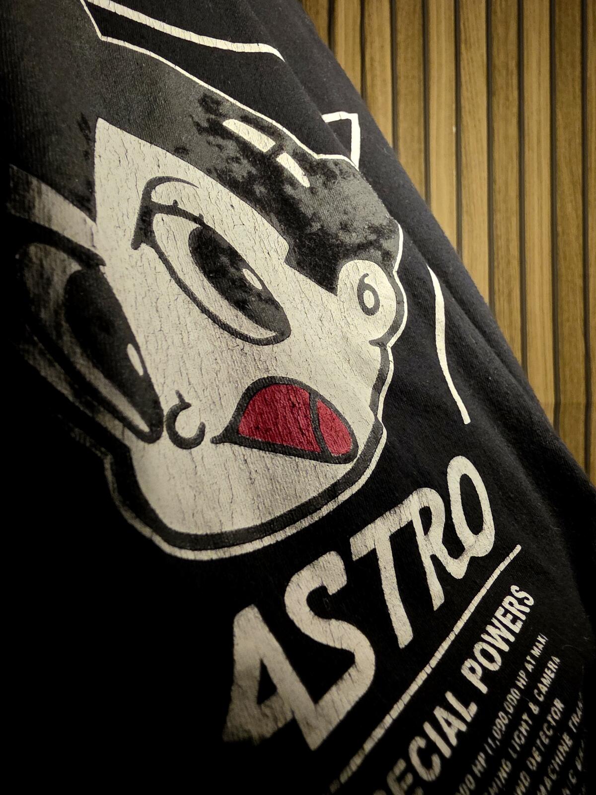 SouthPole Scythele Astro Boy Graphic T-Shirt Black Small
