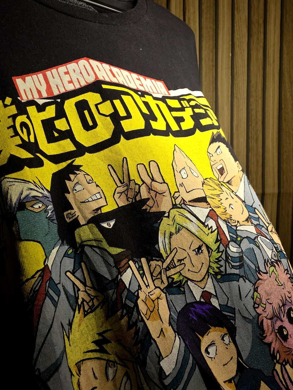 My Hero Academia Graphic T-Shirt Black Size 2XL