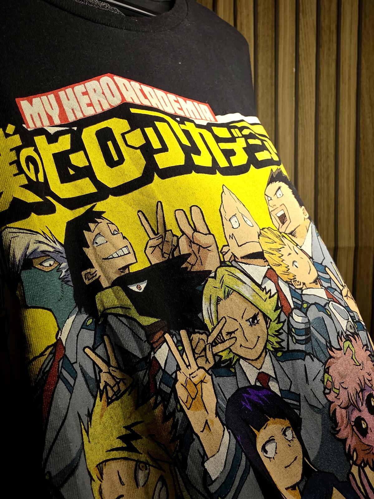 My Hero Academia Graphic T-Shirt Black Size 2XL