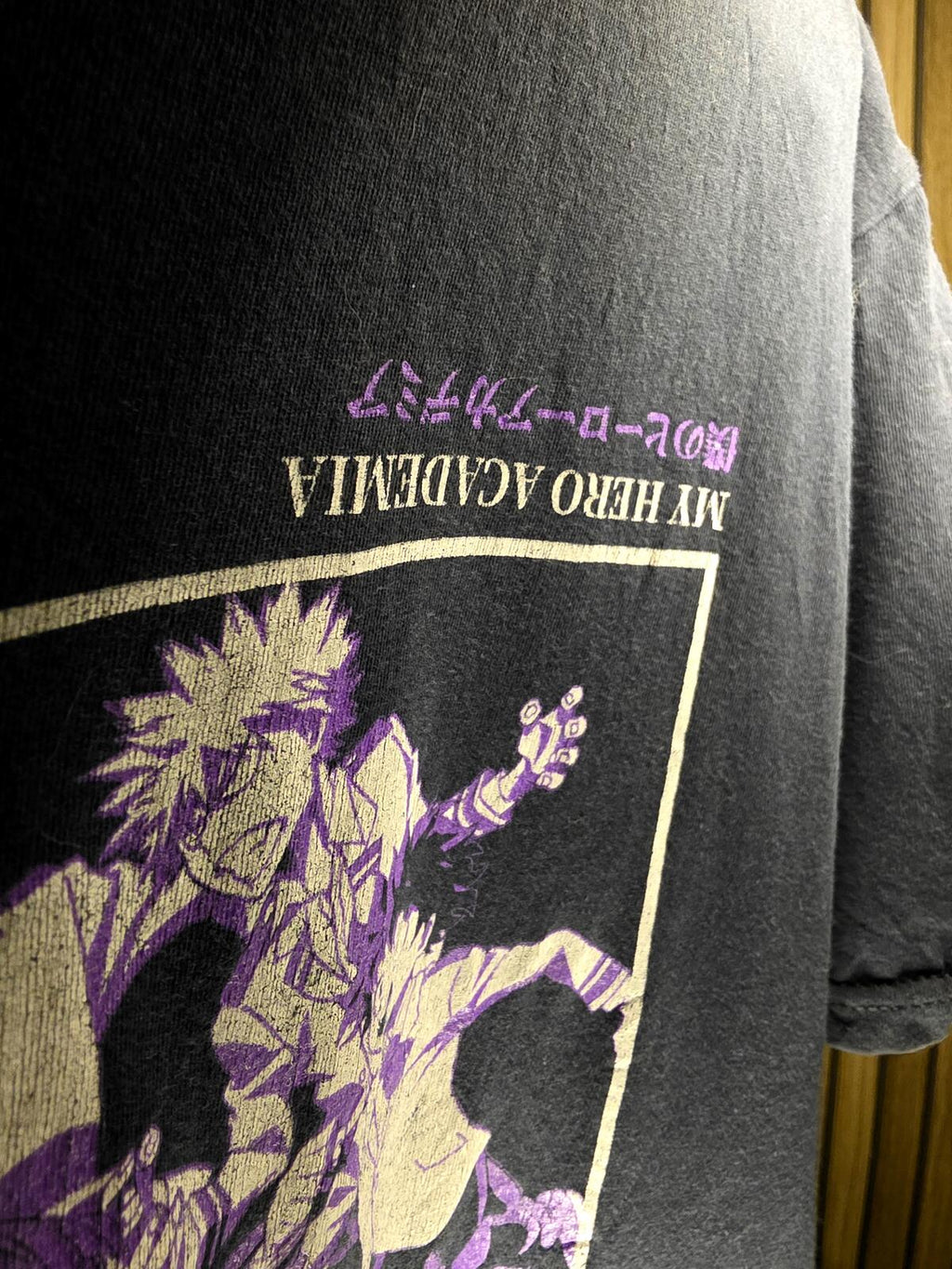 My Hero Academia Anime Graphic T-Shirt Black Small