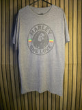 Zion Rootswear Marley One Love Graphic T-shirt Grey Large