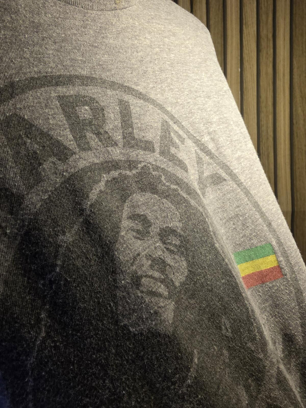 Zion Rootswear Marley One Love Graphic T-shirt Grey Large