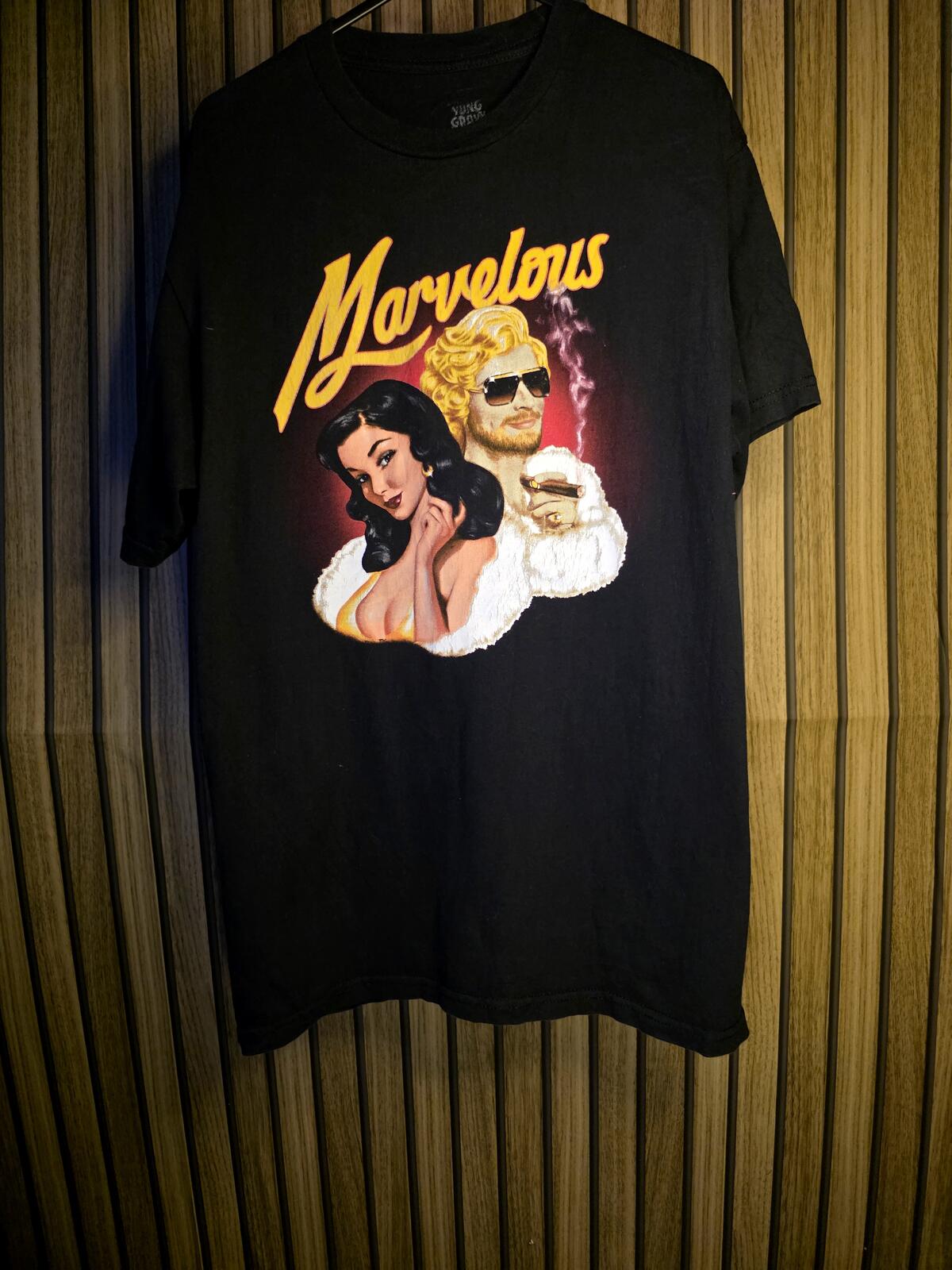 Yung Gravy Marvelous Graphic Black T-Shirt Medium
