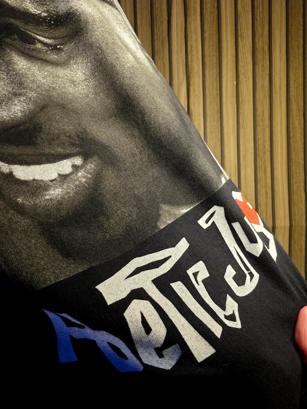 Poetic Justice L.A. 93 Tupac Graphic Black T-Shirt Size M