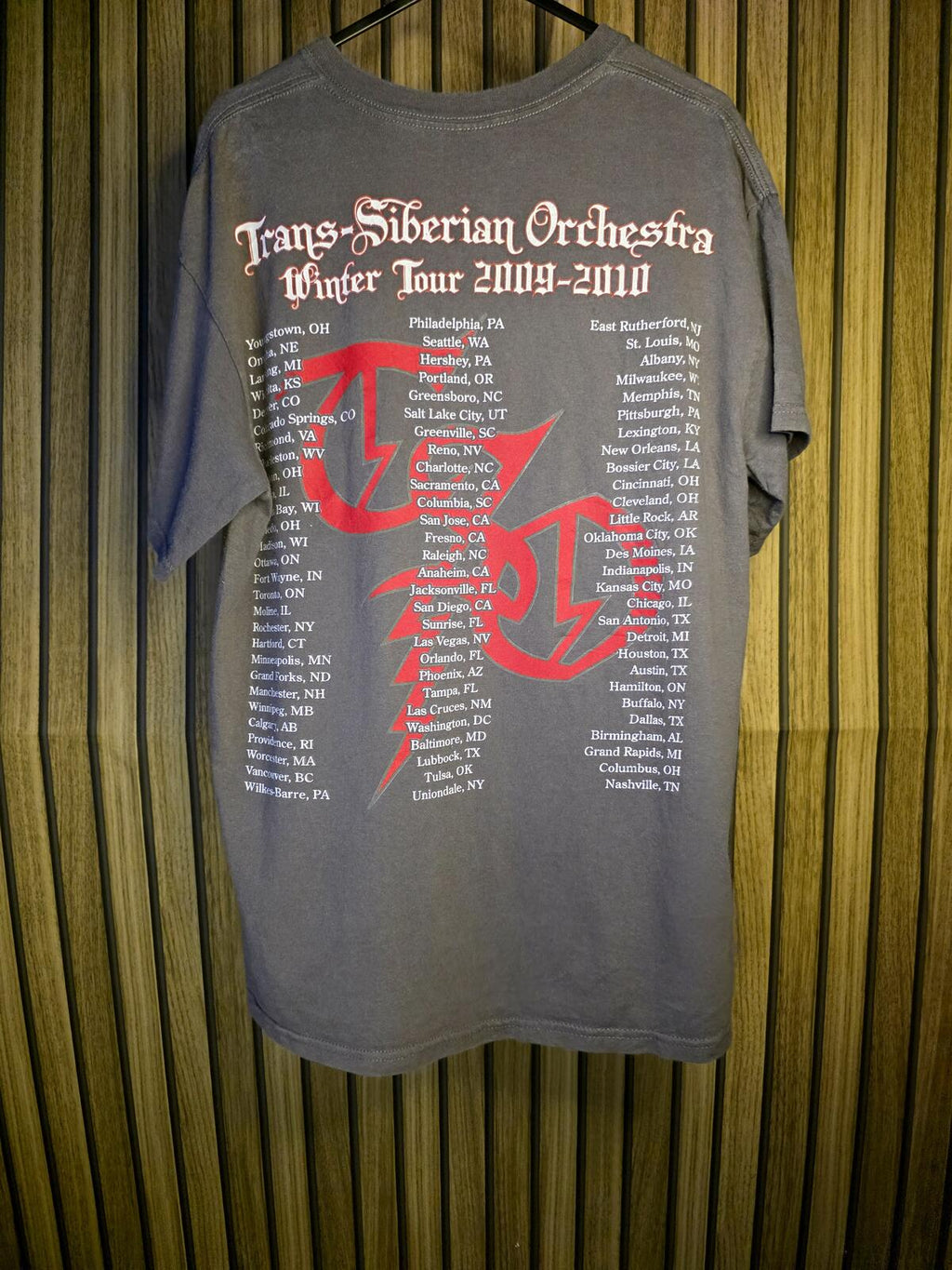 Gildan Trans-Siberian Orchestra Graphic T-Shirt Black Medium