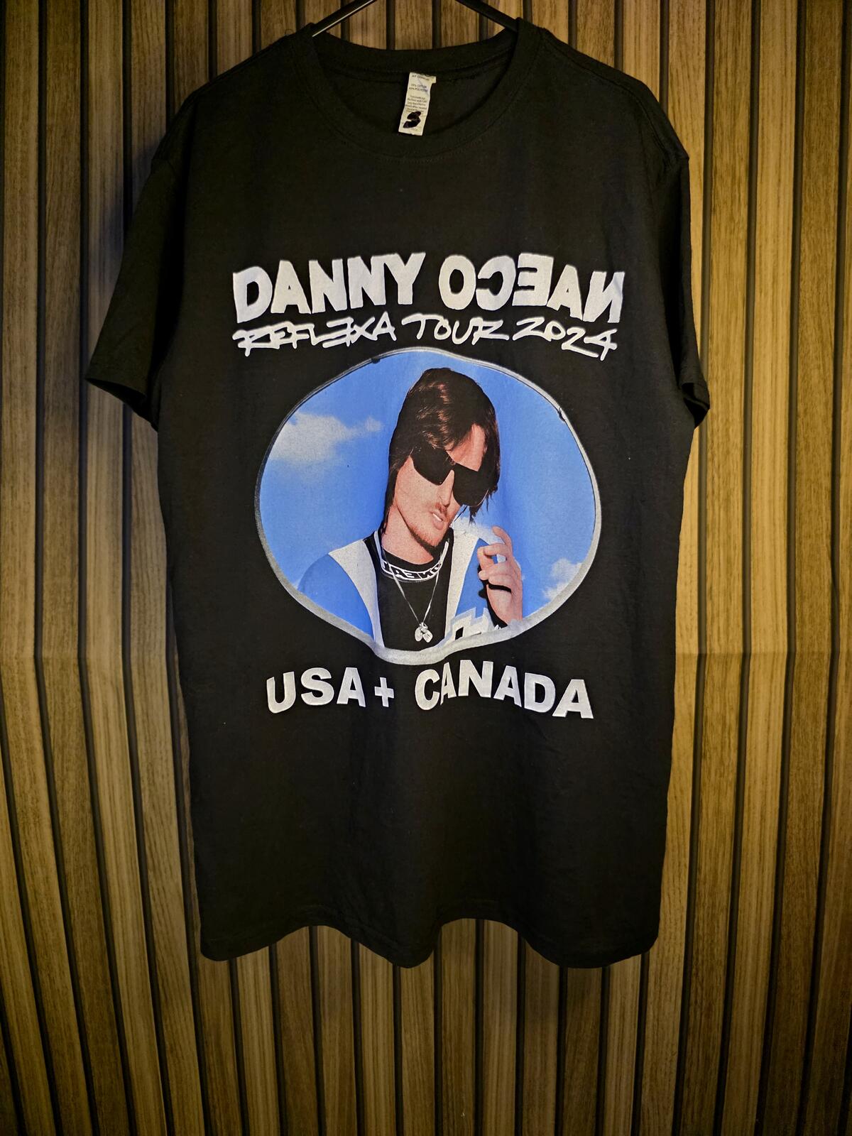 Danny Ocean Tour T-Shirt Black USA Canada 2024 Size M