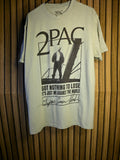 2PAC Got Nothing To Lose Graphic T-Shirt Beige Large