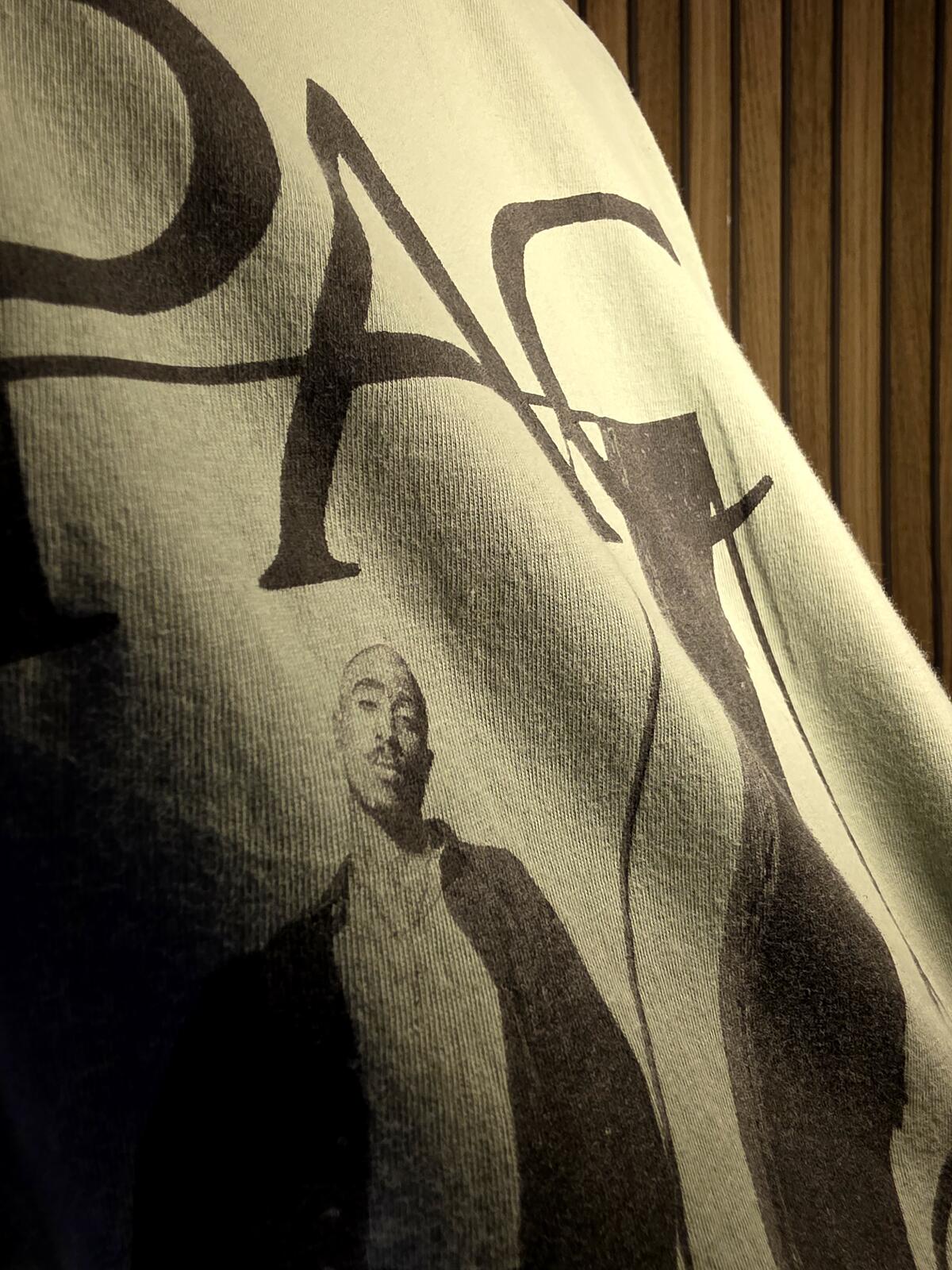 2PAC Got Nothing To Lose Graphic T-Shirt Beige Large