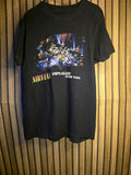 Nirvana Unplugged in New York Graphic Black T-Shirt Small