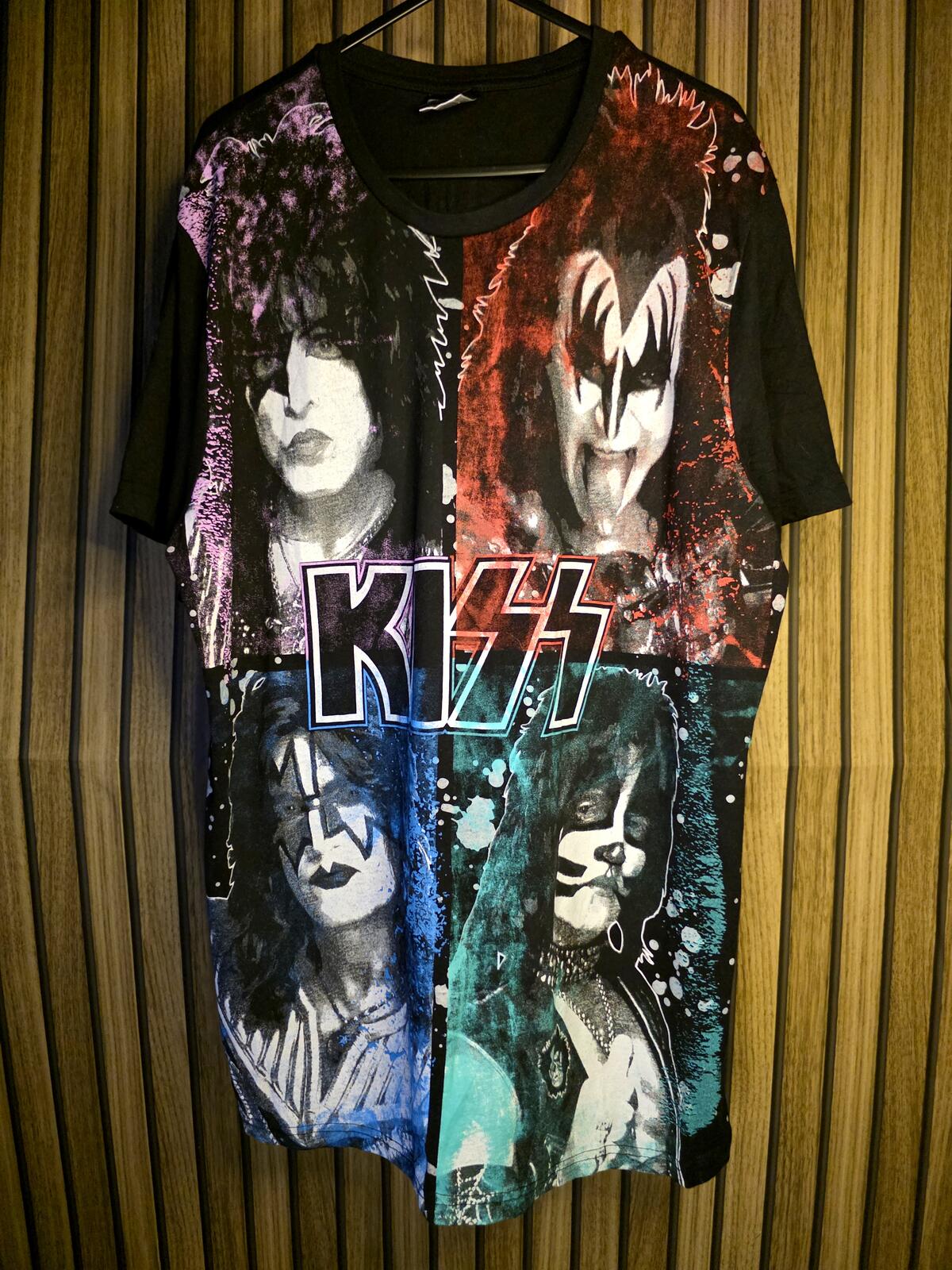 KISS Band Graphic T-shirt Multicolour Size L