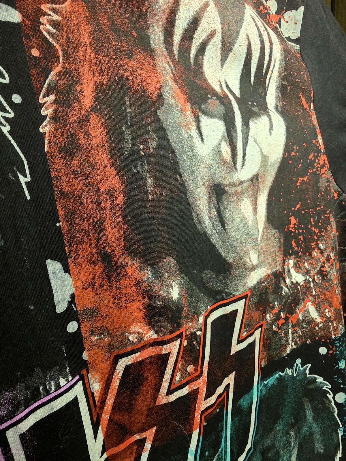 KISS Band Graphic T-shirt Multicolour Size L