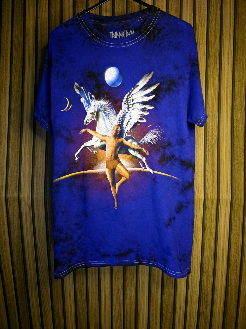 Trippie Redd T-shirt Blue Tie-Dye Size Small