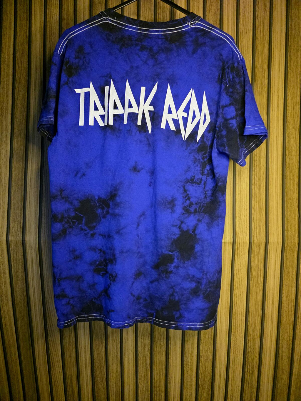 Trippie Redd T-shirt Blue Tie-Dye Size Small