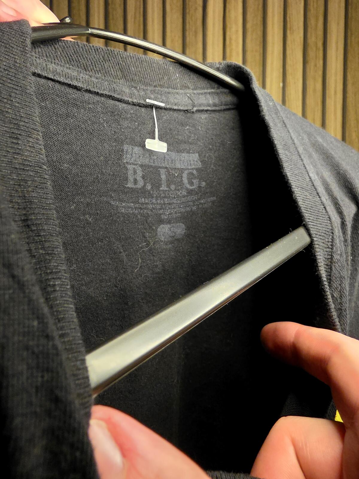 B.I.G. Graphic T-Shirt Black Size Small