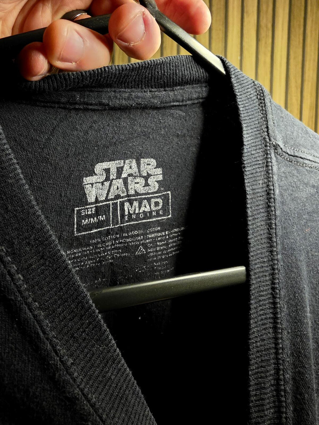 Star Wars Black T-Shirt with Japanese Text M/M