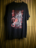 Star Wars Vintage Japanese Graphic Black T-Shirt Samurai Design Medium