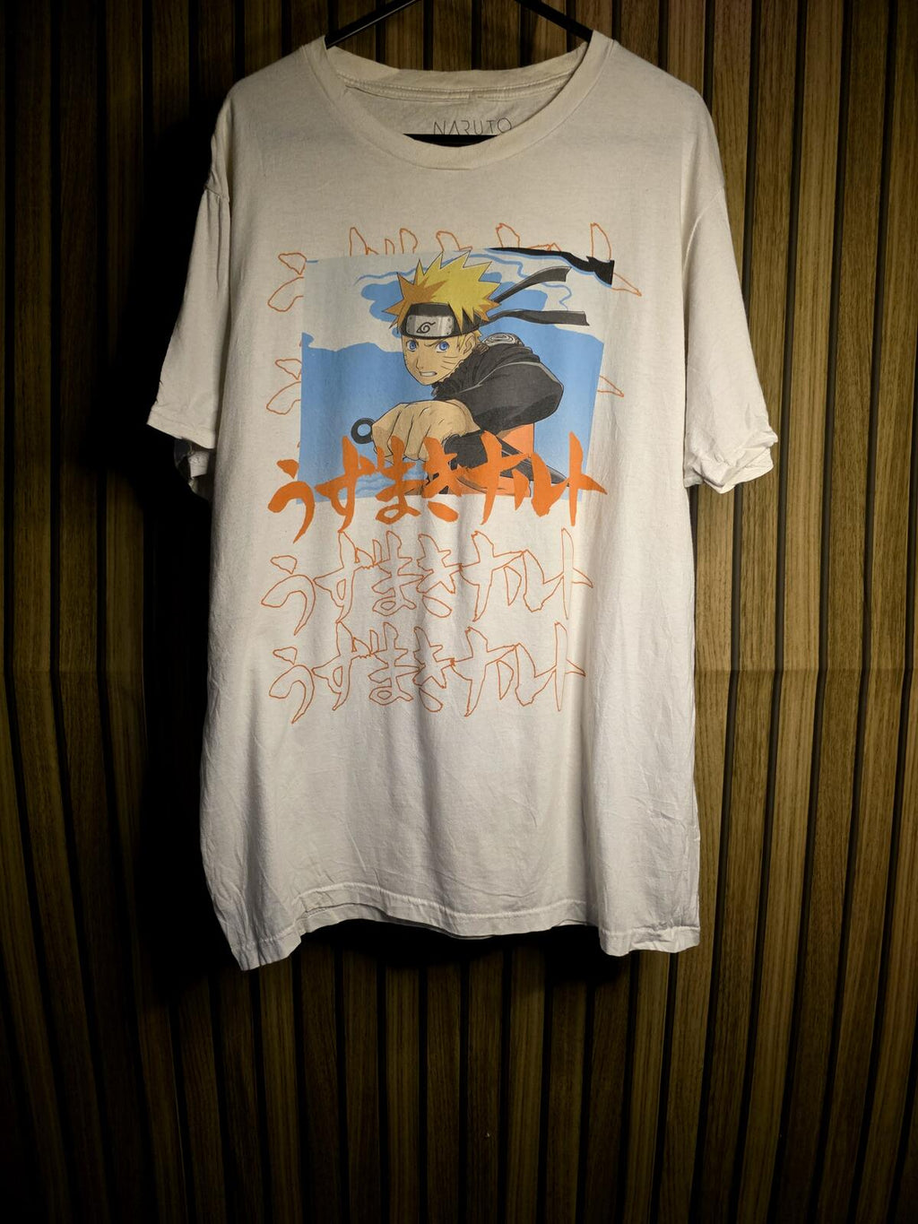 Naruto Shippuden Graphic T-Shirt White Medium