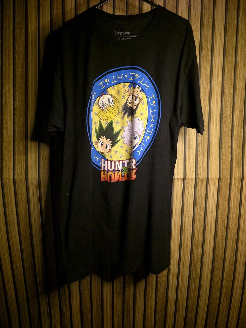 Hunter x Hunter Anime Graphic Black T-Shirt Large