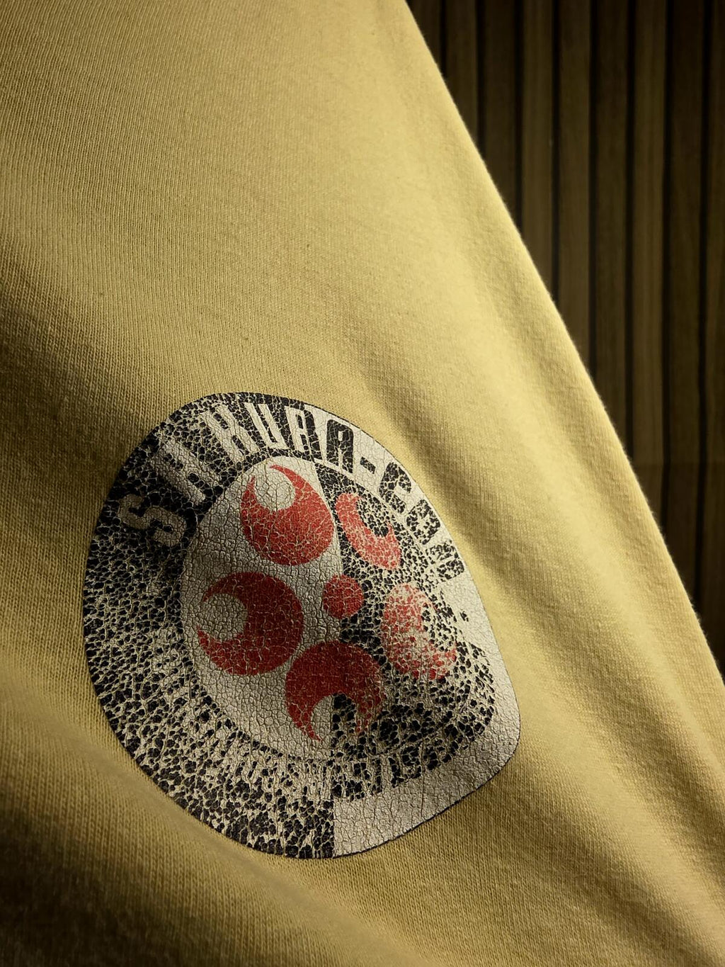 2013 Gildan Men's T-Shirt SAKURA-CON Logo Yellow XL