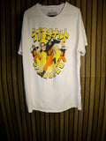 Naruto Graphic White T-Shirt Anime Character Print Medium