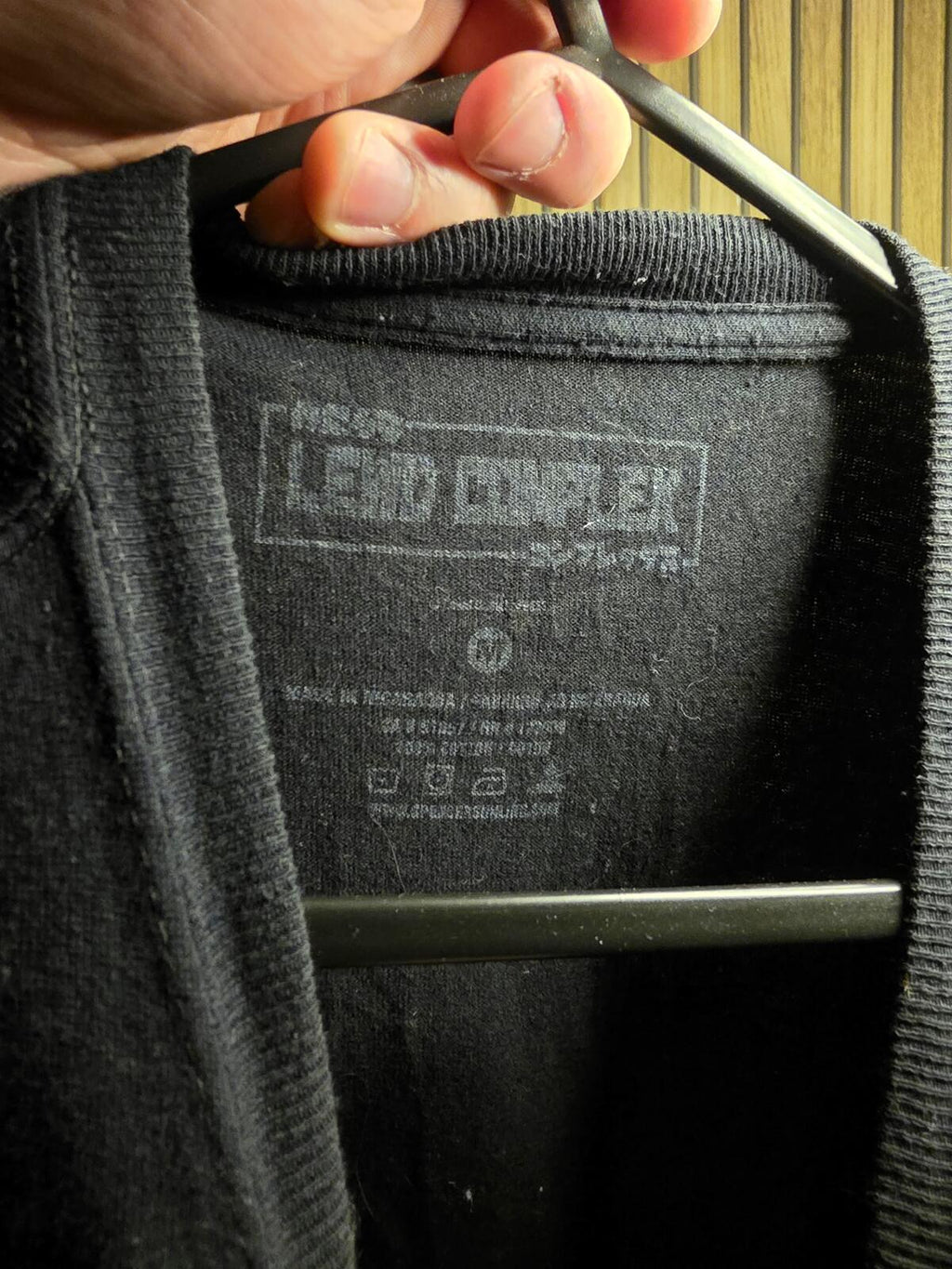 Loud Complex Black Anime Graphic T-Shirt Medium
