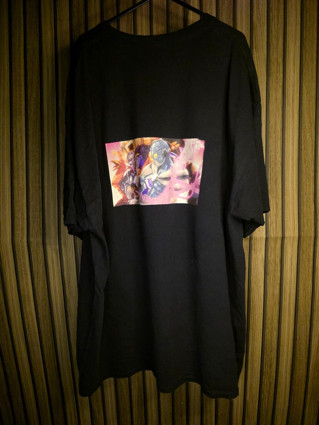 Black Graphic Anime T-Shirt JoJo's Bizarre Adventure Print 2XL