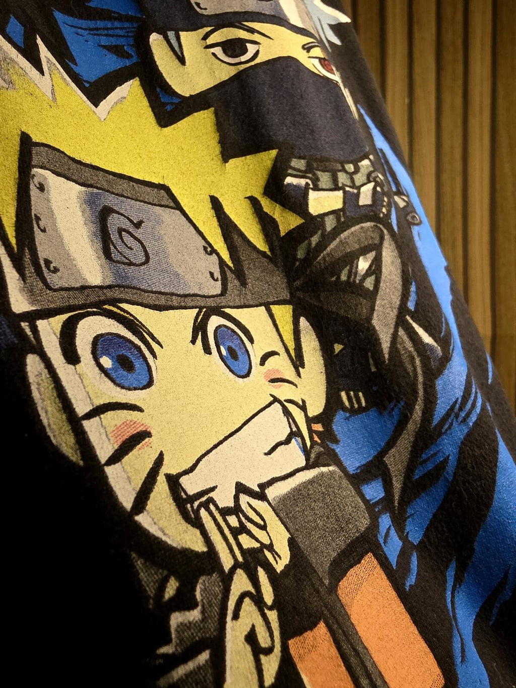 Naruto Graphic T-shirt Black Size Large