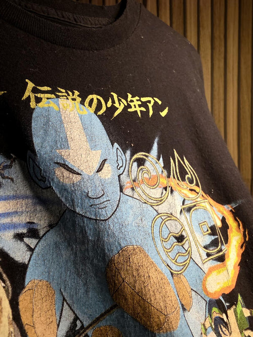 Avatar The Last Airbender Graphic T-Shirt Black XL