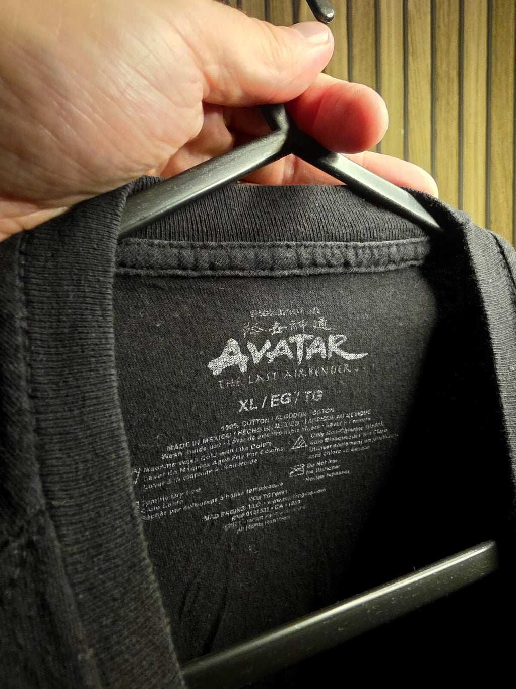 Avatar The Last Airbender Graphic T-Shirt Black XL