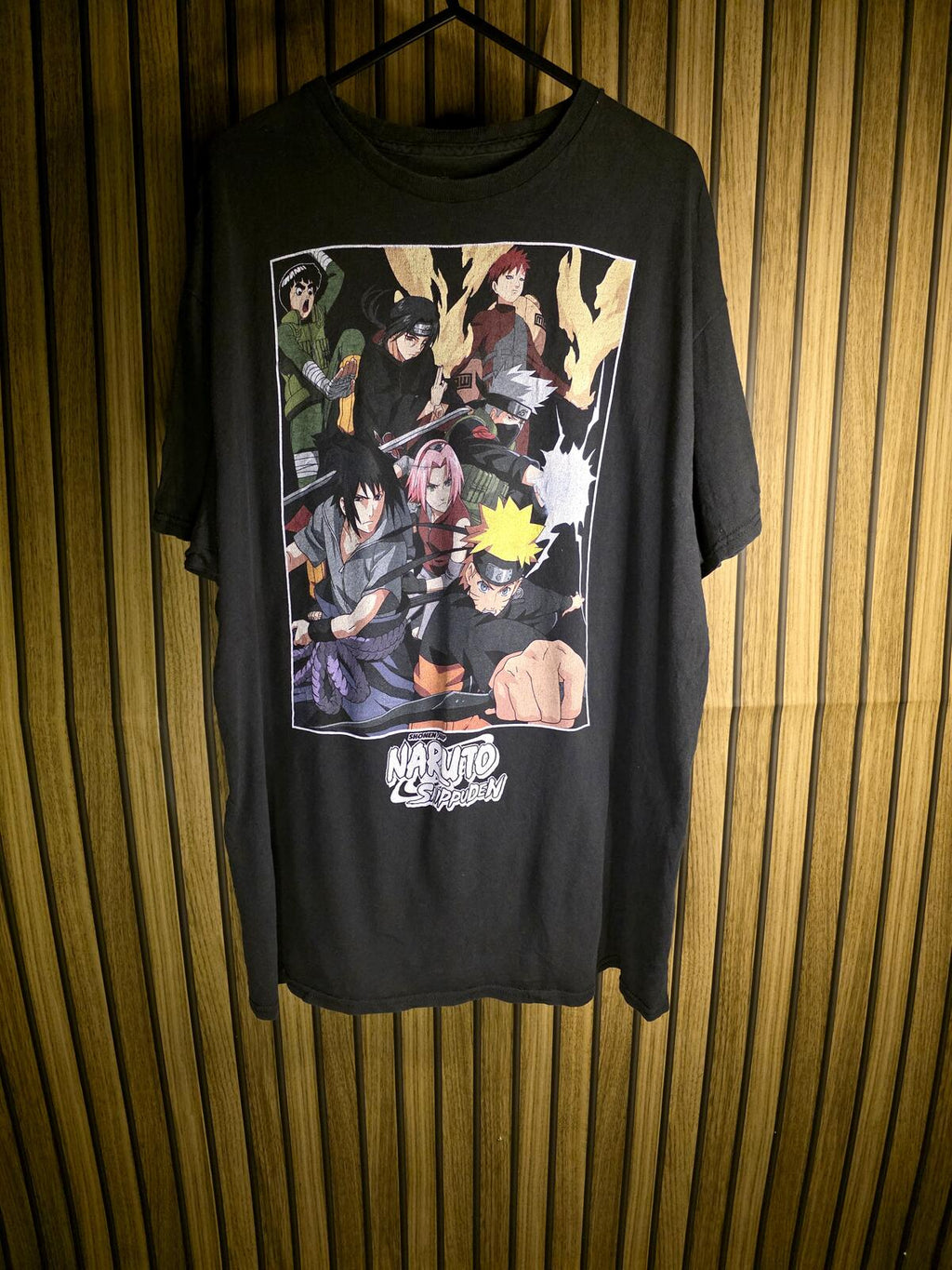 Naruto Shippuden Graphic T-Shirt Black Regular L