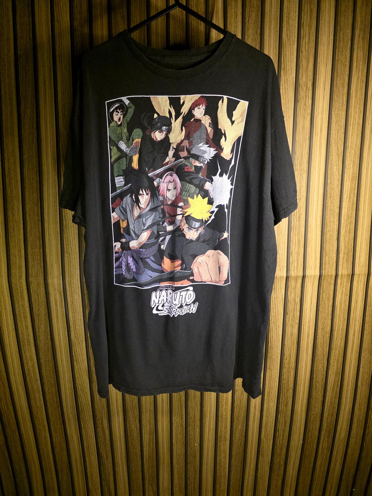 Naruto Shippuden Graphic T-Shirt Black Regular L