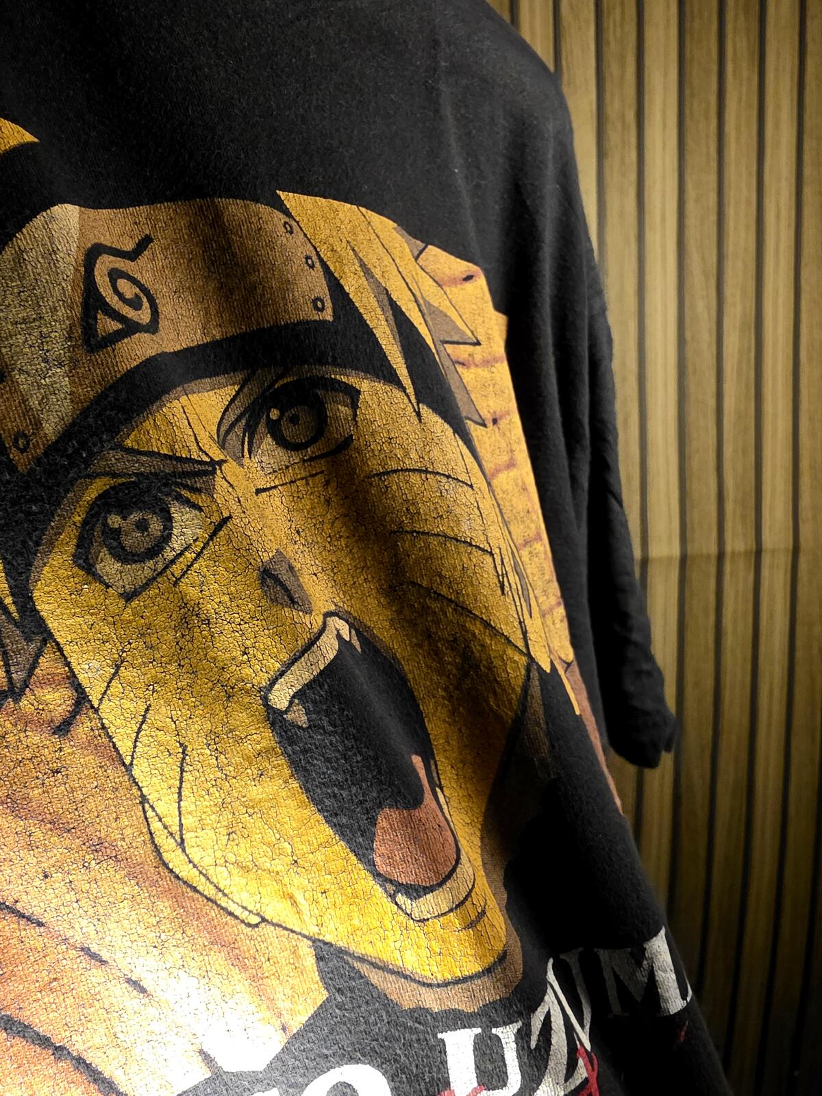 Naruto Uzumaki Graphic Black T-Shirt XL