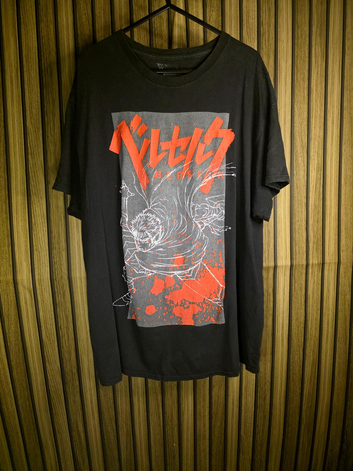 Berserk Graphic T-Shirt Black Red Medium
