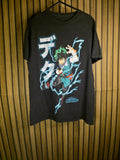 My Hero Academia Deku Graphic T-Shirt Black Medium