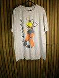 Naruto Shippuden T-shirt Grey Graphic Print Size S/P