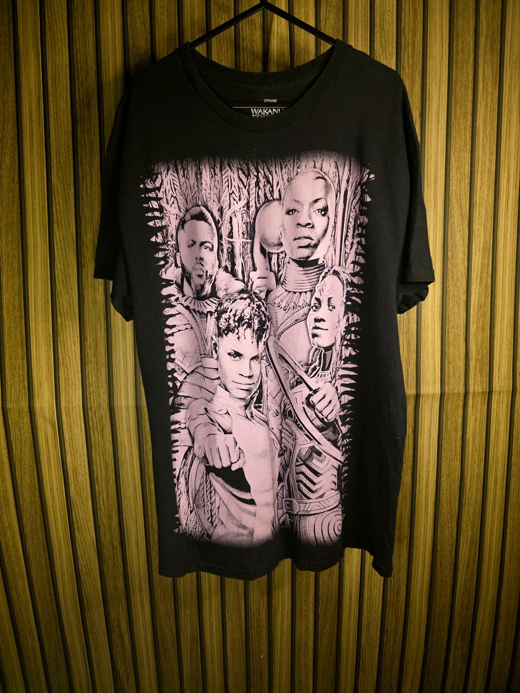 Marvel Studios Black Panther Wakanda Forever Graphic T-Shirt Black Large
