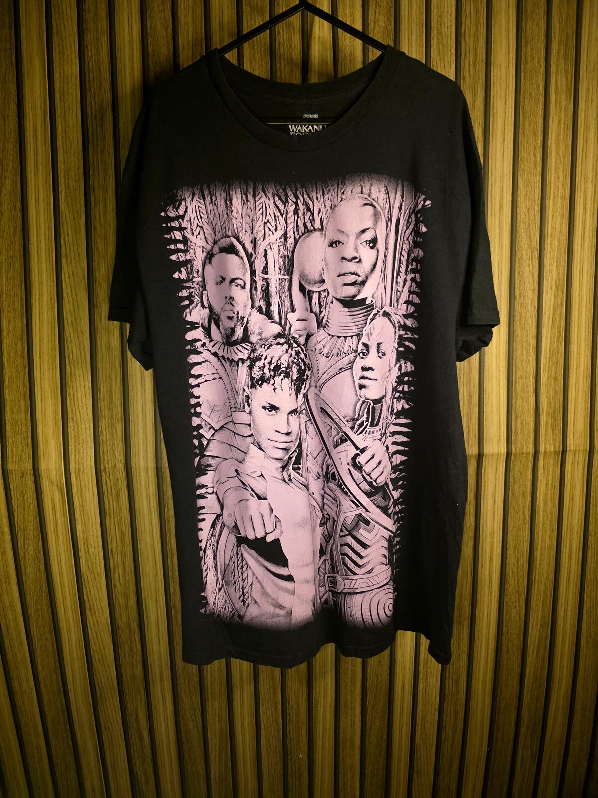 Marvel Studios Black Panther Wakanda Forever Graphic T-Shirt Black Large