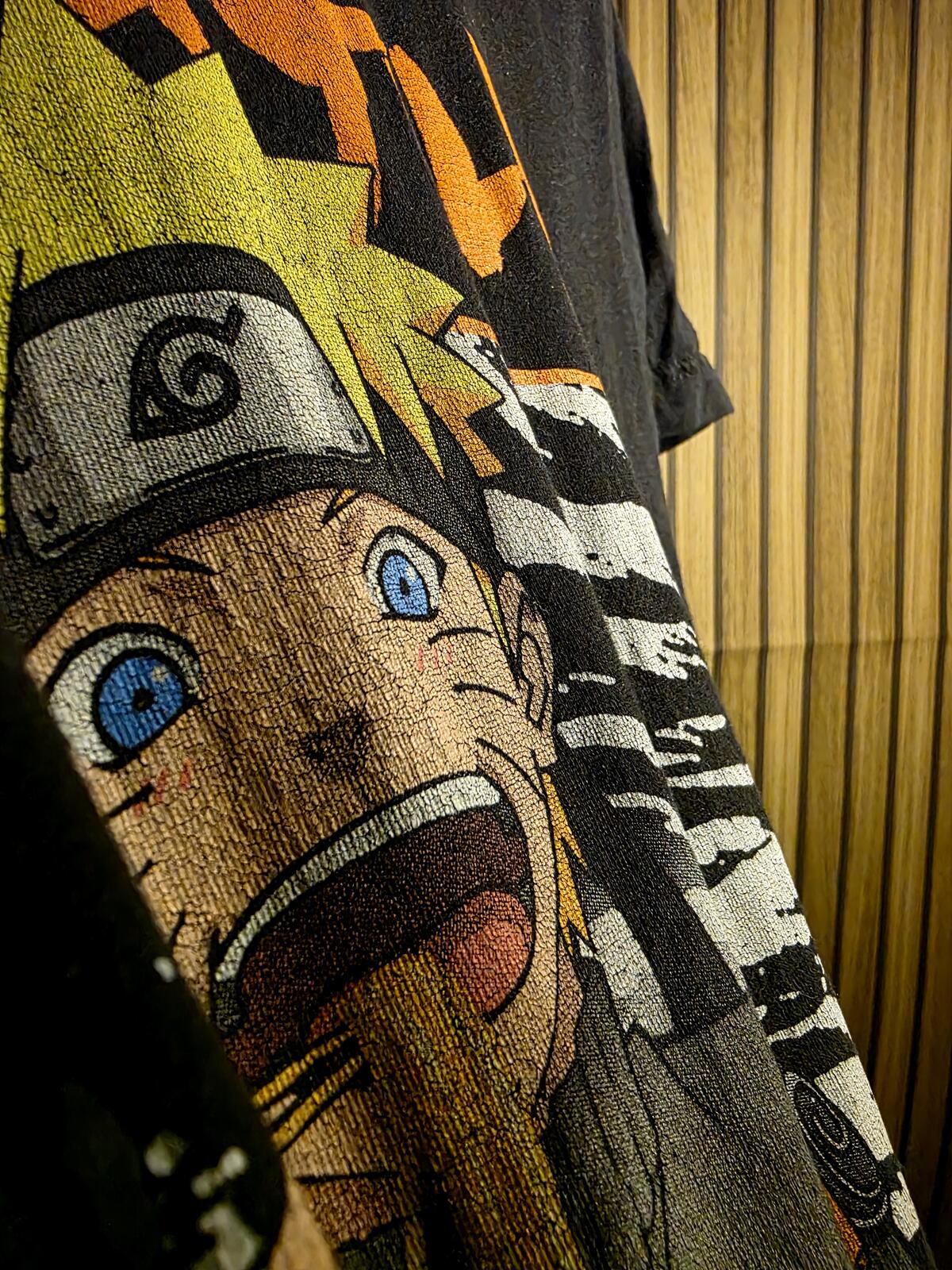 Naruto Shippuden Ichiraku Ramen Shop Graphic T-Shirt Black Size S
