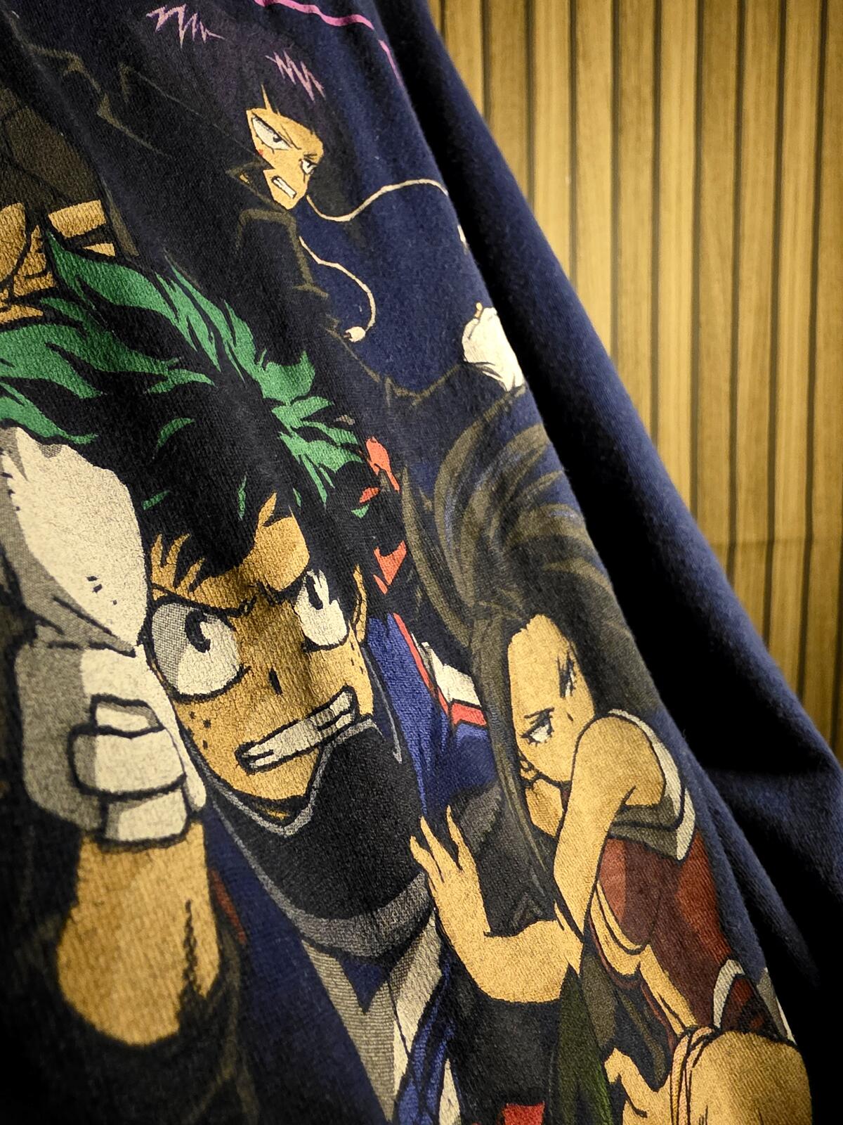 Marvel My Hero Academia Graphic T-Shirt Navy Blue XXL