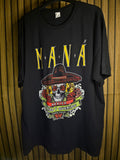 Maná Mexico Lindo Y Querido Tour 2012 Black Graphic T-Shirt Size XL