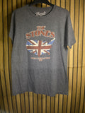 Bravado The Stones North American Tour 1981 Graphic T-Shirt Grey Large