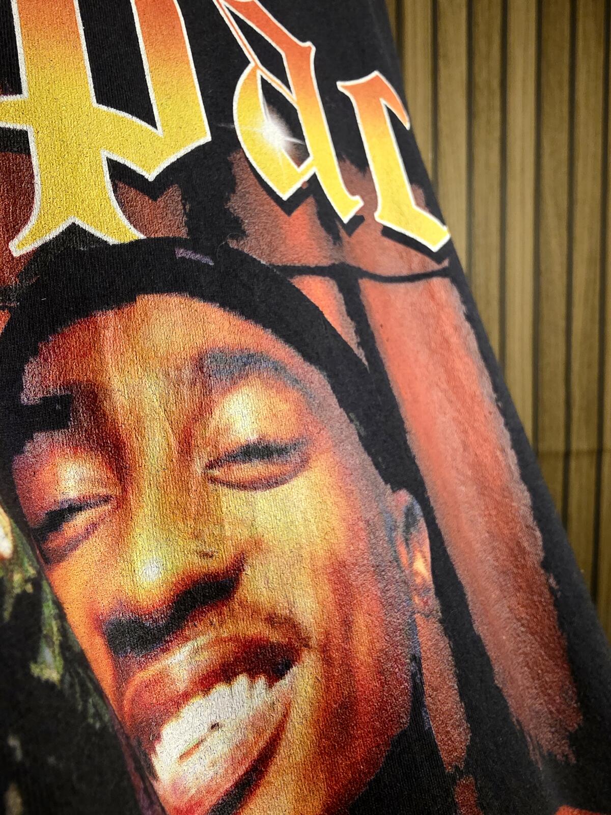 Tupac California Love Graphic T-shirt Black Size Regular XL