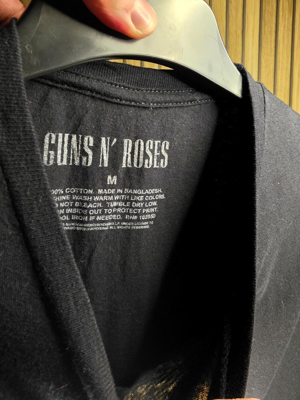 Guns N' Roses Black Band Logo T-Shirt Medium