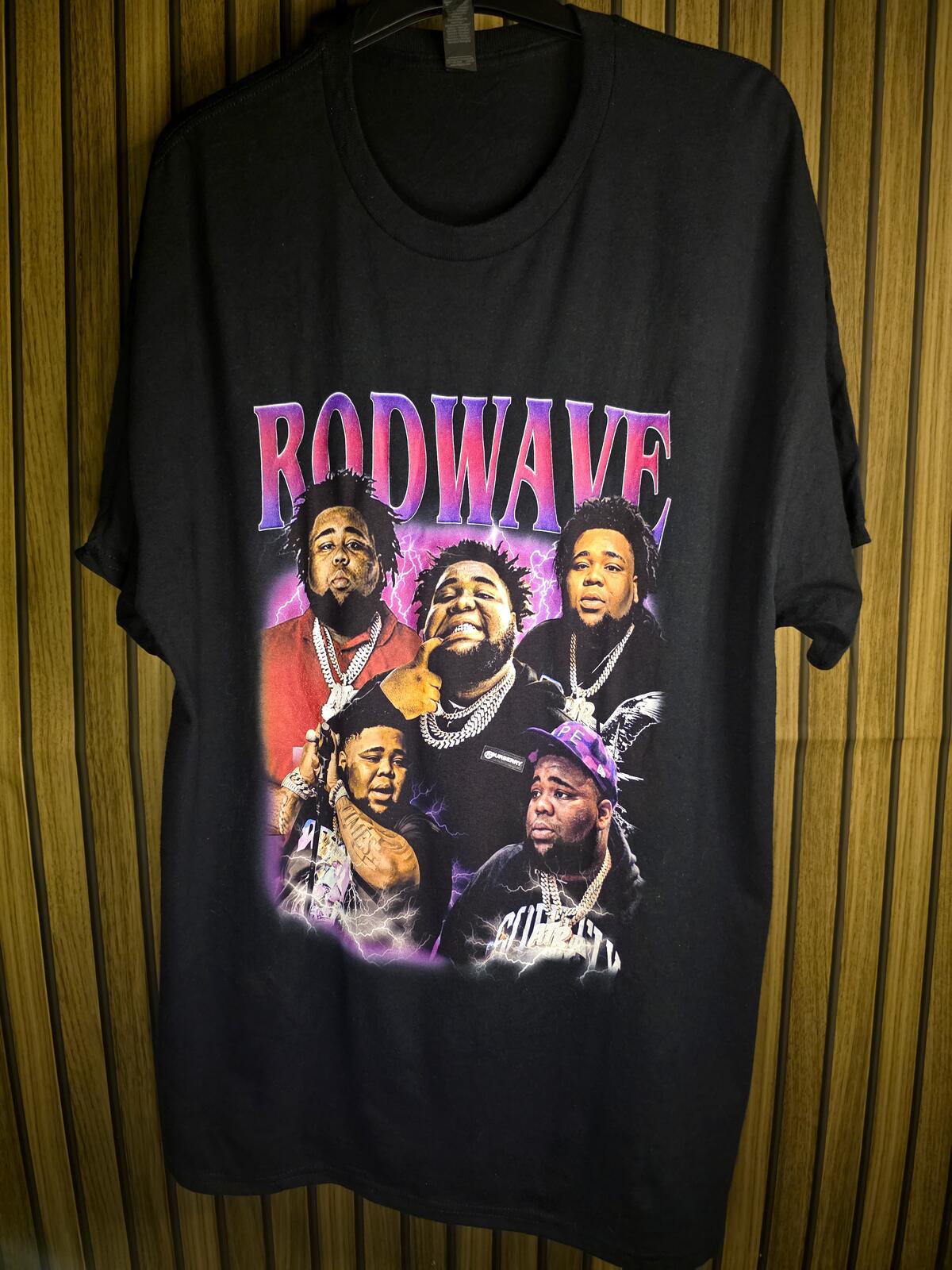 Rod Wave Black Graphic T-Shirt Size XL