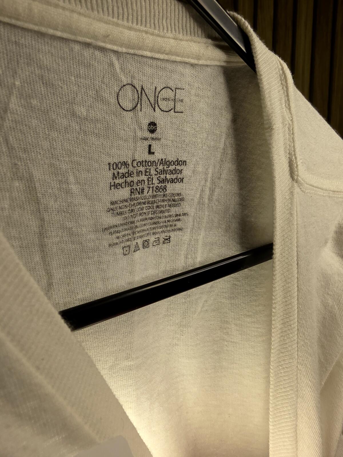 ONCE UPON A TIME Snow White Graphic T-shirt White Large