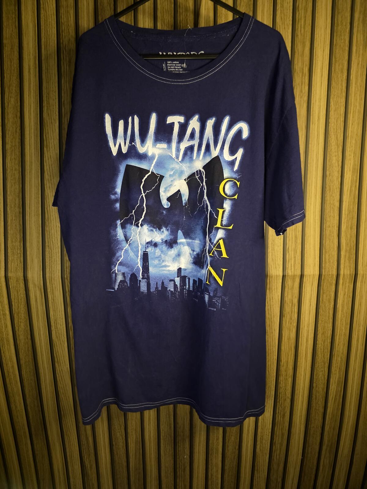 Wu-Tang Clan Graphic T-Shirt Blue Medium