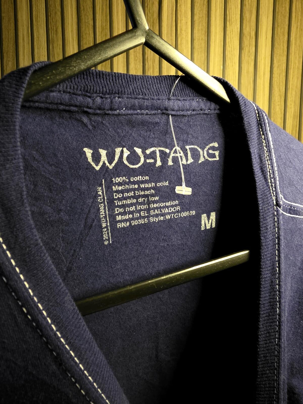 Wu-Tang Clan Graphic T-Shirt Blue Medium
