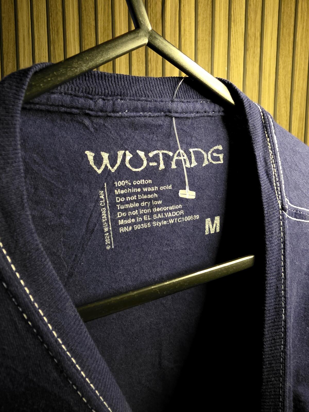 Wu-Tang Clan Graphic T-Shirt Blue Medium
