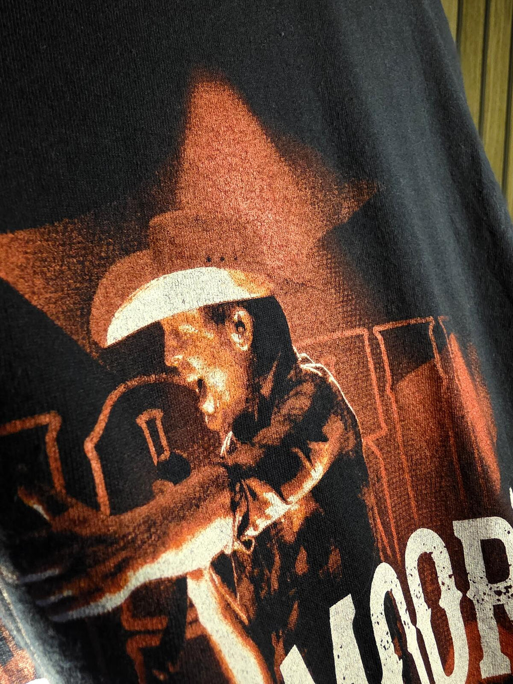 Justin Moore Off The Beaten Path Tour Black Graphic T-Shirt Size Small